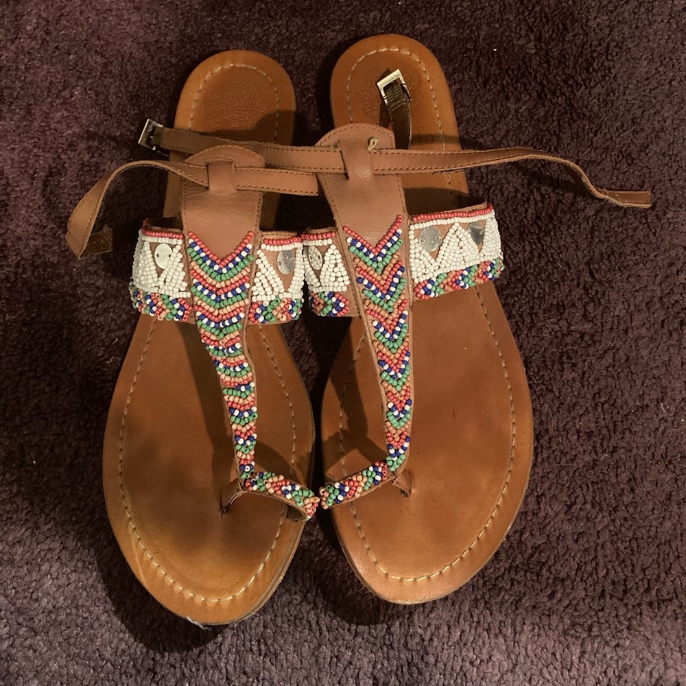 Vince Camuto Beaded Sandals